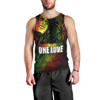 King of Reggae Men Tank Top Jamaican Reggae One Love - Wonder Print Shop