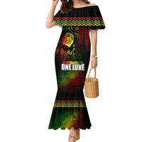 King of Reggae Mermaid Dress Jamaican Reggae One Love - Wonder Print Shop