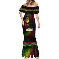 King of Reggae Mermaid Dress Jamaican Reggae One Love - Wonder Print Shop