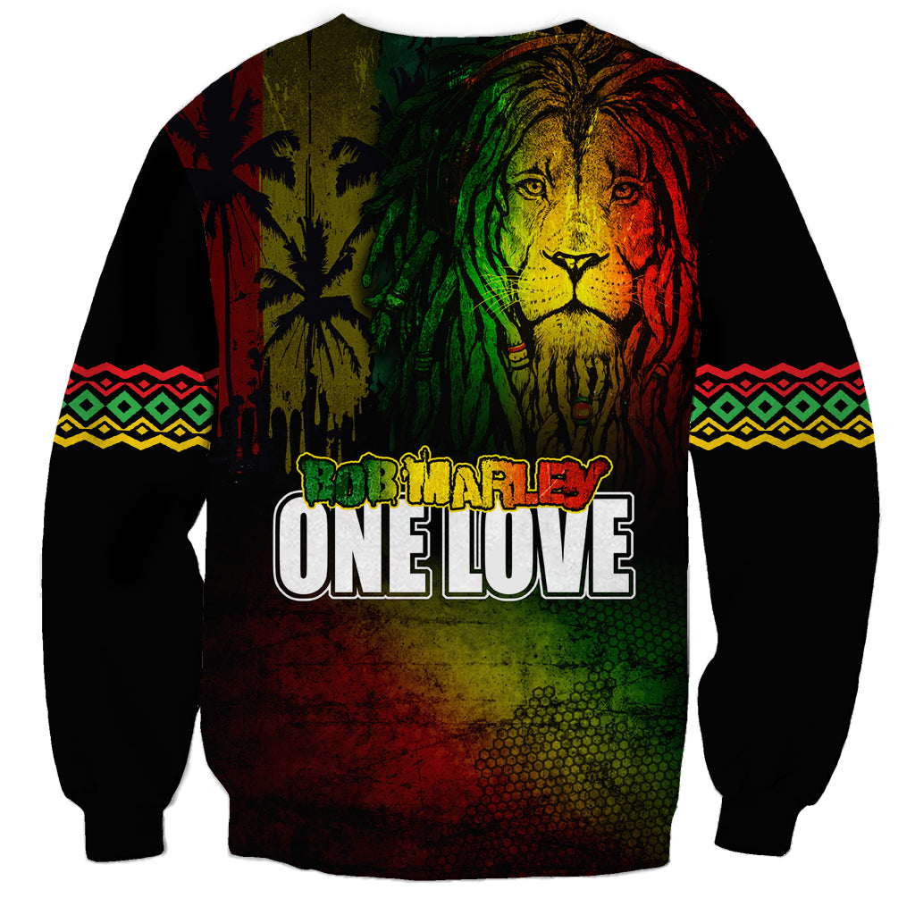 King of Reggae Sweatshirt Jamaican Reggae One Love - Wonder Print Shop