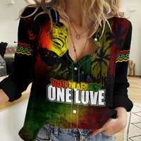 King of Reggae Women Casual Shirt Jamaican Reggae One Love - Wonder Print Shop