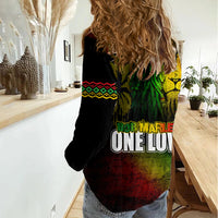 King of Reggae Women Casual Shirt Jamaican Reggae One Love - Wonder Print Shop