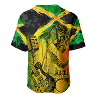 Jamaican Reggae Singer Baseball Jersey B-Marley Reggae Grunge - Wonder Print Shop