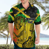 Jamaican Reggae Singer Hawaiian Shirt B-Marley Reggae Grunge - Wonder Print Shop