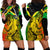 Jamaican Reggae Singer Hoodie Dress B-Marley Reggae Grunge