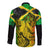 Jamaican Reggae Singer Long Sleeve Button Shirt B-Marley Reggae Grunge - Wonder Print Shop