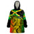 Jamaican Reggae Singer Wearable Blanket Hoodie B-Marley Reggae Grunge - Wonder Print Shop
