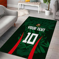 Custom Bangladesh Cricket Area Rug The Tigers Green-Red Glory