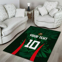 Custom Bangladesh Cricket Area Rug The Tigers Green-Red Glory
