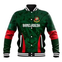 Custom Bangladesh Cricket Baseball Jacket The Tigers Green-Red Glory