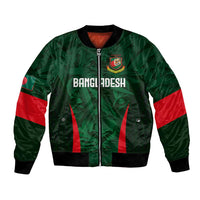 Custom Bangladesh Cricket Bomber Jacket The Tigers Green-Red Glory