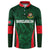 Custom Bangladesh Cricket Button Sweatshirt The Tigers Green-Red Glory