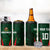 Custom Bangladesh Cricket 4 in 1 Can Cooler Tumbler The Tigers Green-Red Glory