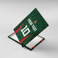 Custom Bangladesh Cricket Canvas Wall Art The Tigers Green-Red Glory