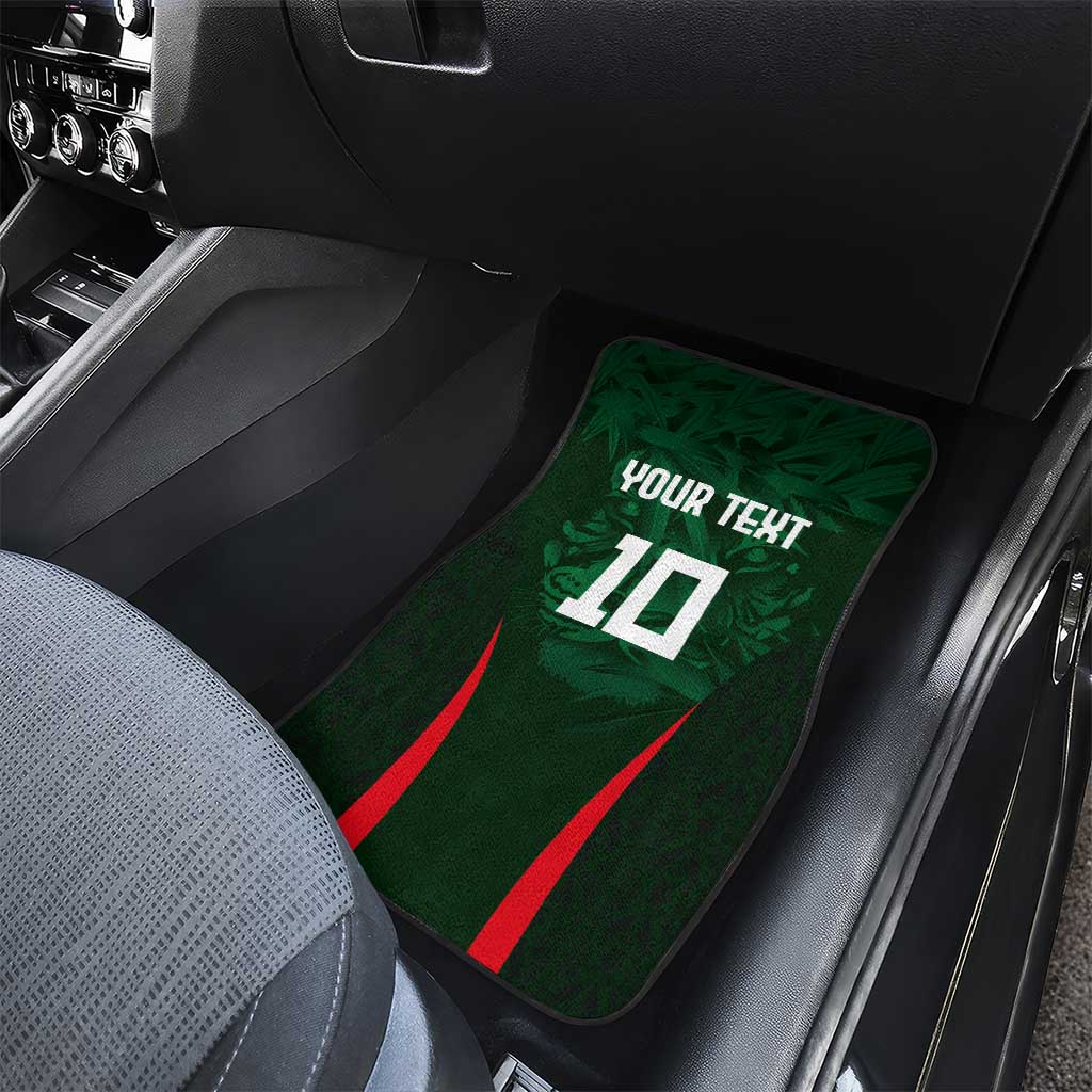 Custom Bangladesh Cricket Car Mats The Tigers Green-Red Glory