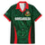 Custom Bangladesh Cricket Family Matching Mermaid Dress and Hawaiian Shirt The Tigers Green-Red Glory