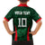 Custom Bangladesh Cricket Family Matching Off The Shoulder Long Sleeve Dress and Hawaiian Shirt The Tigers Green-Red Glory