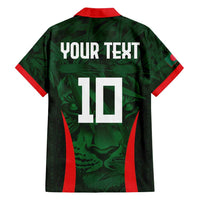 Custom Bangladesh Cricket Family Matching Puletasi and Hawaiian Shirt The Tigers Green-Red Glory