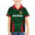 Custom Bangladesh Cricket Family Matching Short Sleeve Bodycon Dress and Hawaiian Shirt The Tigers Green-Red Glory