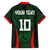 Custom Bangladesh Cricket Family Matching Summer Maxi Dress and Hawaiian Shirt The Tigers Green-Red Glory