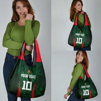 Custom Bangladesh Cricket Grocery Bag The Tigers Green-Red Glory