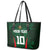 Custom Bangladesh Cricket Leather Tote Bag The Tigers Green-Red Glory
