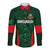 Custom Bangladesh Cricket Long Sleeve Button Shirt The Tigers Green-Red Glory