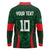 Custom Bangladesh Cricket Long Sleeve Polo Shirt The Tigers Green-Red Glory