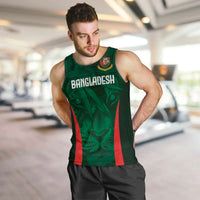 Custom Bangladesh Cricket Men Tank Top The Tigers Green-Red Glory