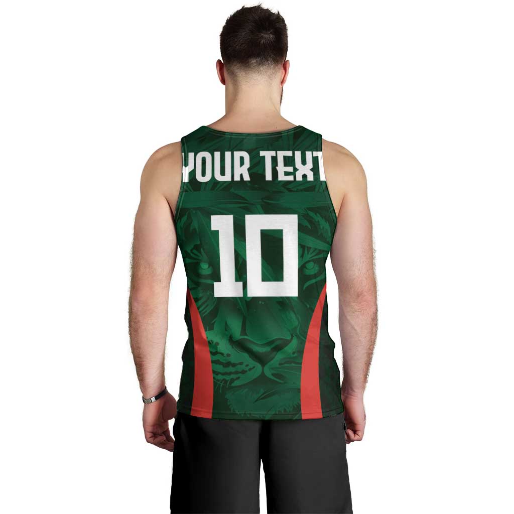Custom Bangladesh Cricket Men Tank Top The Tigers Green-Red Glory