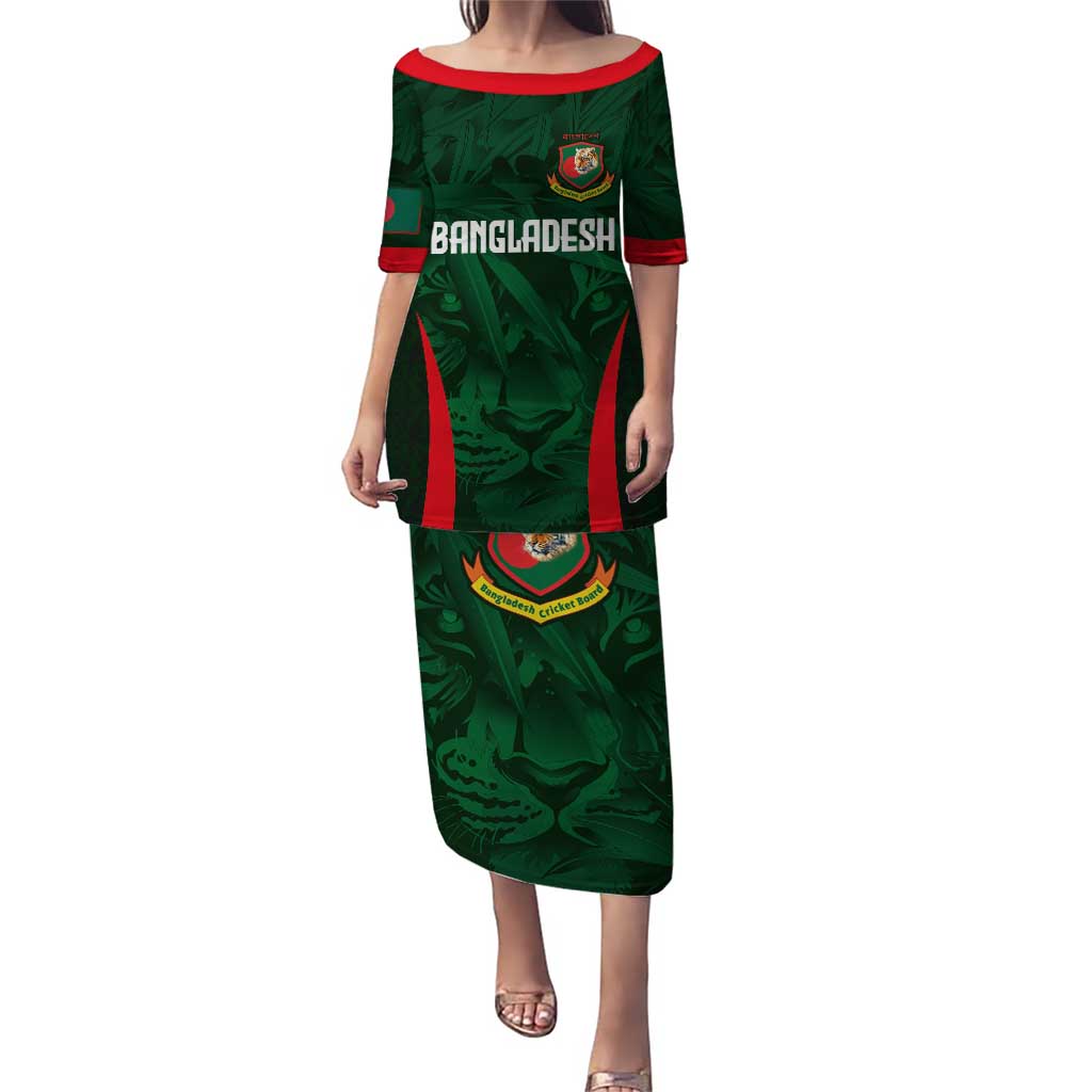 Custom Bangladesh Cricket Puletasi The Tigers Green-Red Glory