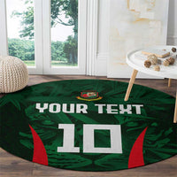 Custom Bangladesh Cricket Round Carpet The Tigers Green-Red Glory