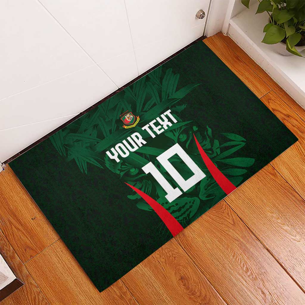 Custom Bangladesh Cricket Rubber Doormat The Tigers Green-Red Glory