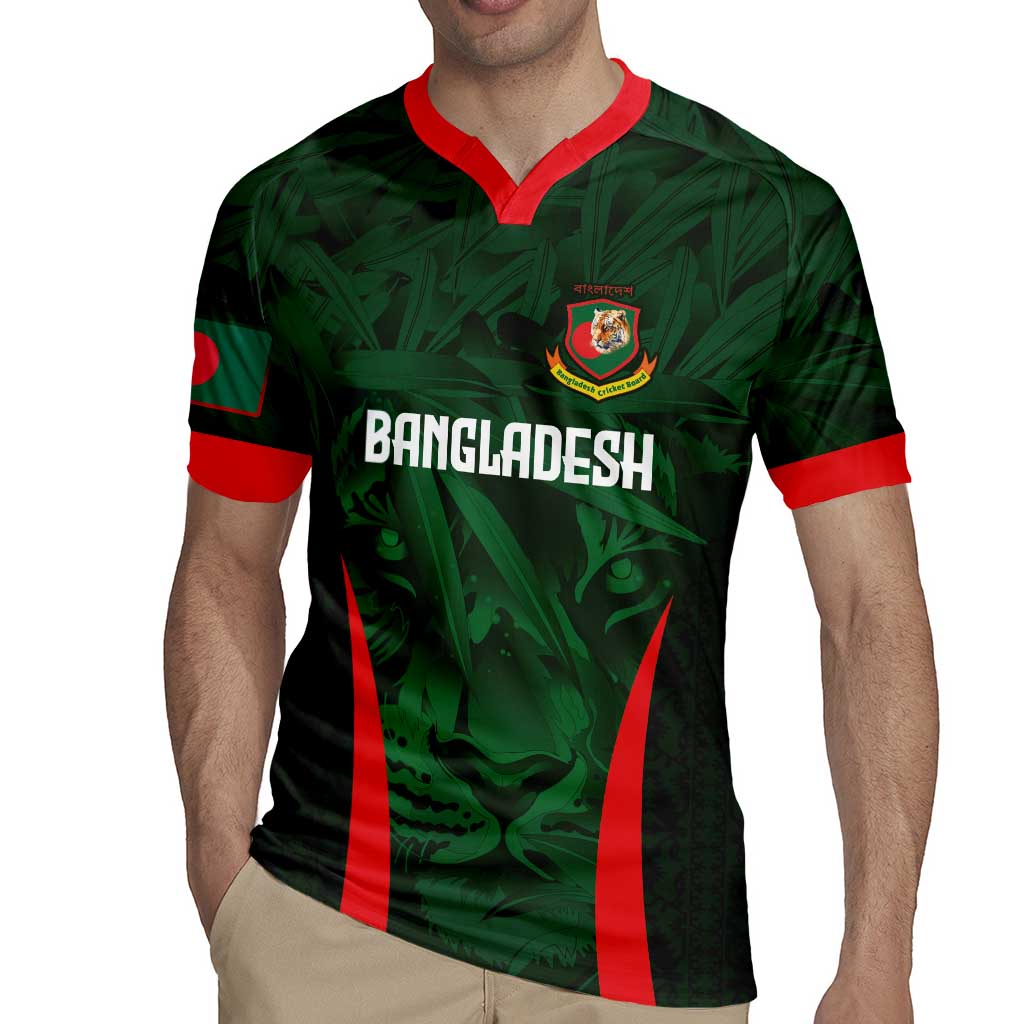 Custom Bangladesh Cricket Rugby Jersey The Tigers Green-Red Glory