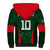 Custom Bangladesh Cricket Sherpa Hoodie The Tigers Green-Red Glory
