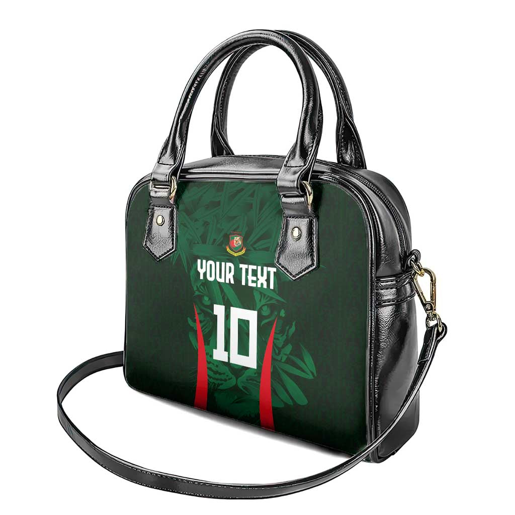 Custom Bangladesh Cricket Shoulder Handbag The Tigers Green-Red Glory