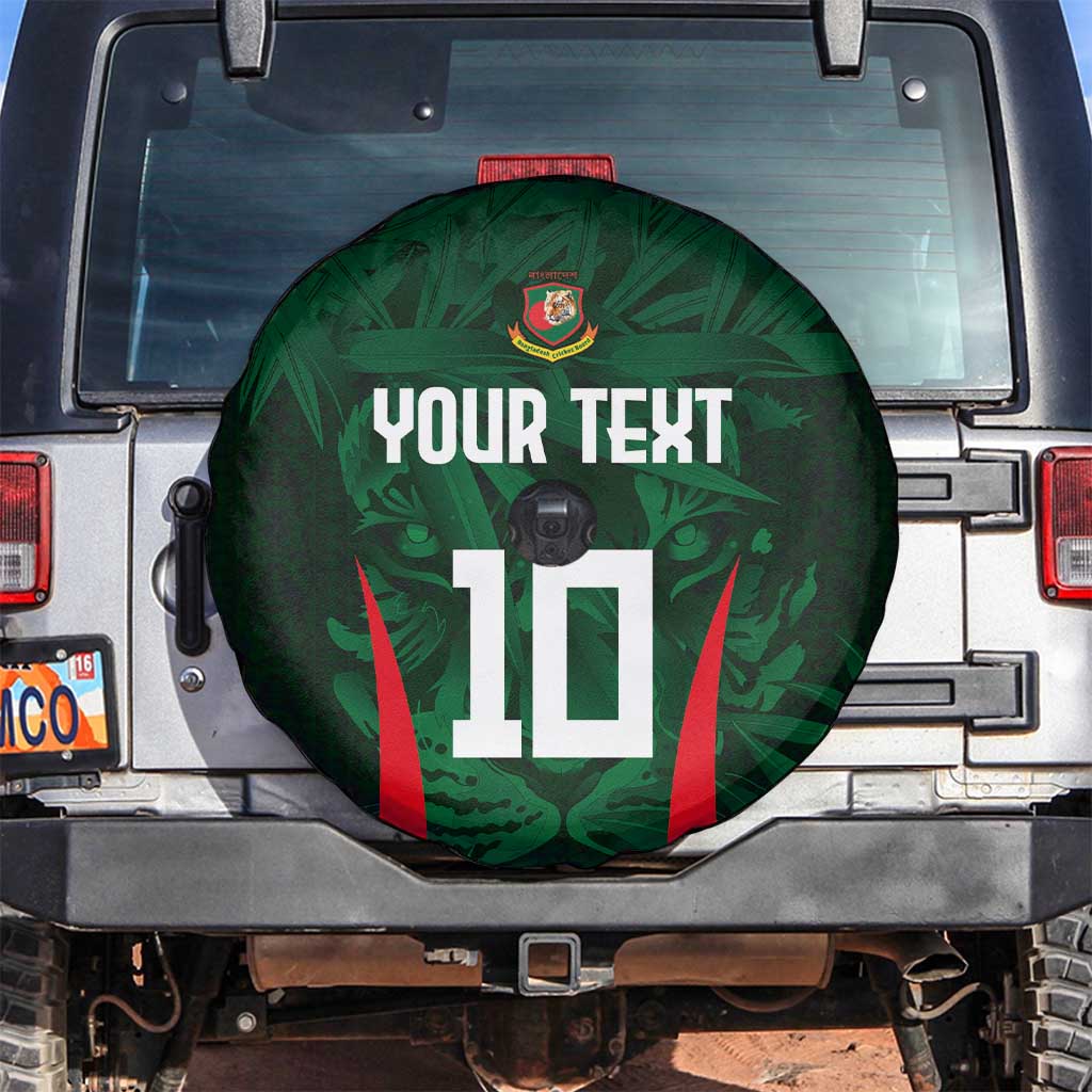 Custom Bangladesh Cricket Spare Tire Cover The Tigers Green-Red Glory