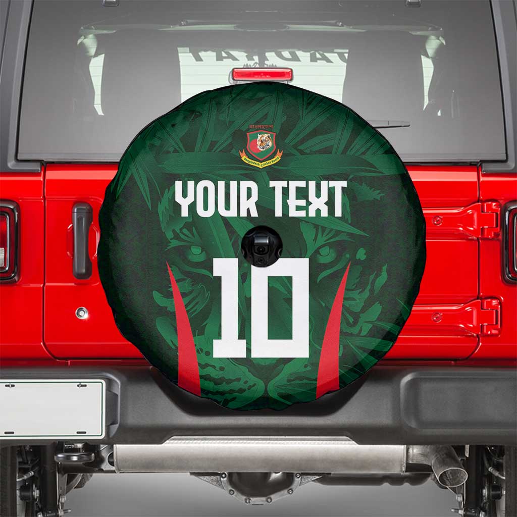 Custom Bangladesh Cricket Spare Tire Cover The Tigers Green-Red Glory