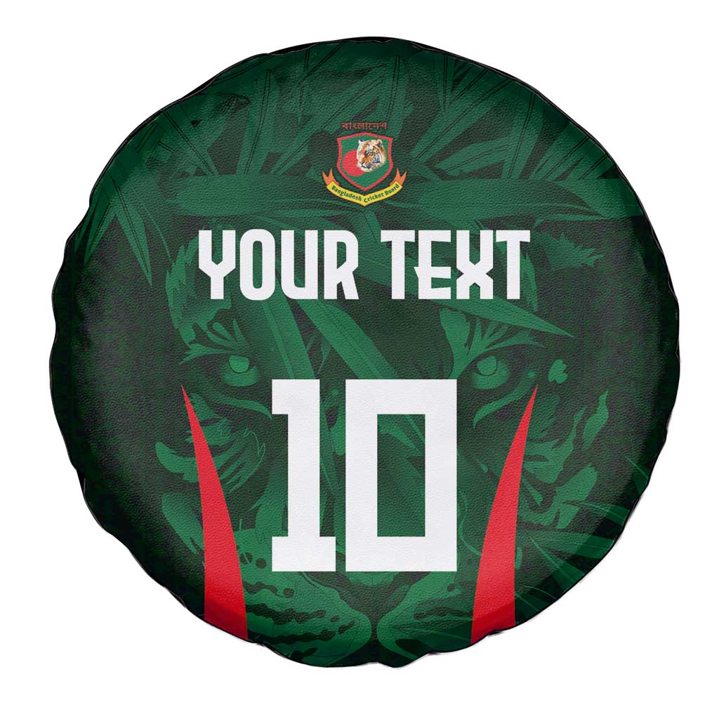 Custom Bangladesh Cricket Spare Tire Cover The Tigers Green-Red Glory