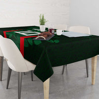Custom Bangladesh Cricket Tablecloth The Tigers Green-Red Glory