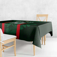 Custom Bangladesh Cricket Tablecloth The Tigers Green-Red Glory