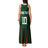 Custom Bangladesh Cricket Tank Maxi Dress The Tigers Green-Red Glory