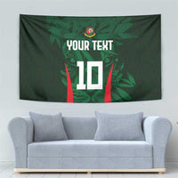 Custom Bangladesh Cricket Tapestry The Tigers Green-Red Glory