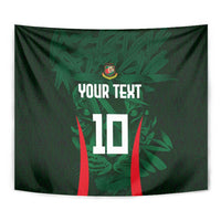 Custom Bangladesh Cricket Tapestry The Tigers Green-Red Glory