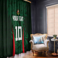 Custom Bangladesh Cricket Window Curtain The Tigers Green-Red Glory