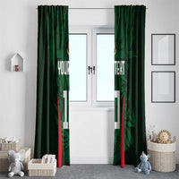 Custom Bangladesh Cricket Window Curtain The Tigers Green-Red Glory