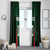 Custom Bangladesh Cricket Window Curtain The Tigers Green-Red Glory