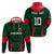 Custom Bangladesh Cricket Zip Hoodie The Tigers Green-Red Glory
