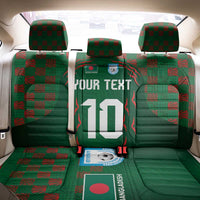 Custom Bangladesh Football Back Car Seat Cover Bengal Tigers Green-Red Warriors