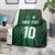 Custom Bangladesh Football Blanket Bengal Tigers Green-Red Warriors
